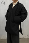 SAMUEL GUI YANG Black Benolac Top AW21CO04-1